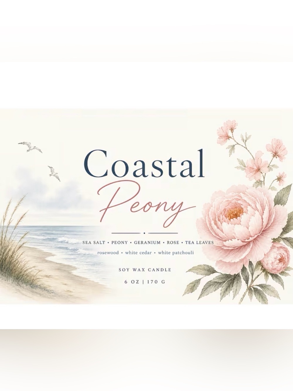 🌸Coastal Peony🌸🕯️ - Picture 2 of 2